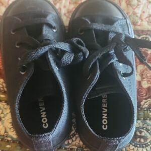 Converse Kids Black Sneakers